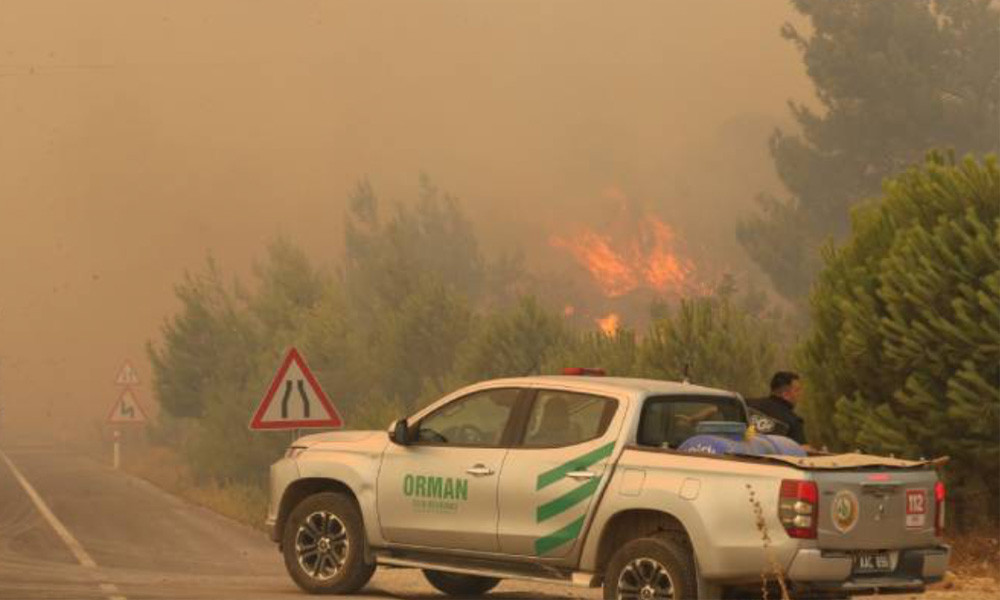 ÇANAKKALE’DE BÜYÜK YANGIN! 