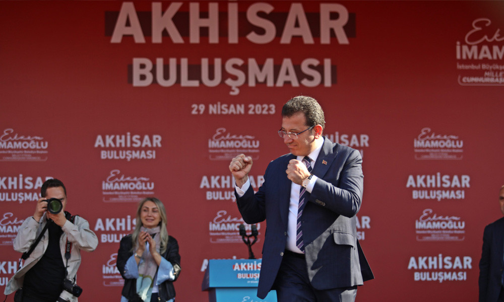 EKREM İMAMOĞLU, BİNLERCE AKHİSARLIYA SESLENDİ  