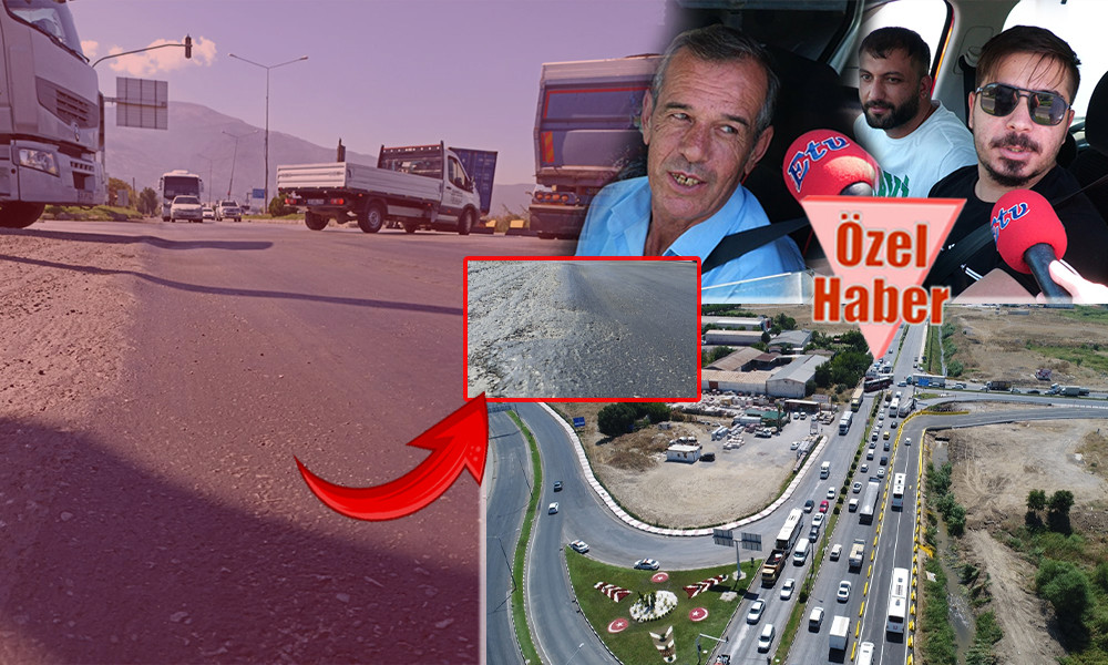 GEDİZ KAVŞAĞI’NDA ÖLÜM TEHLİKESİ SAÇAN YOL!