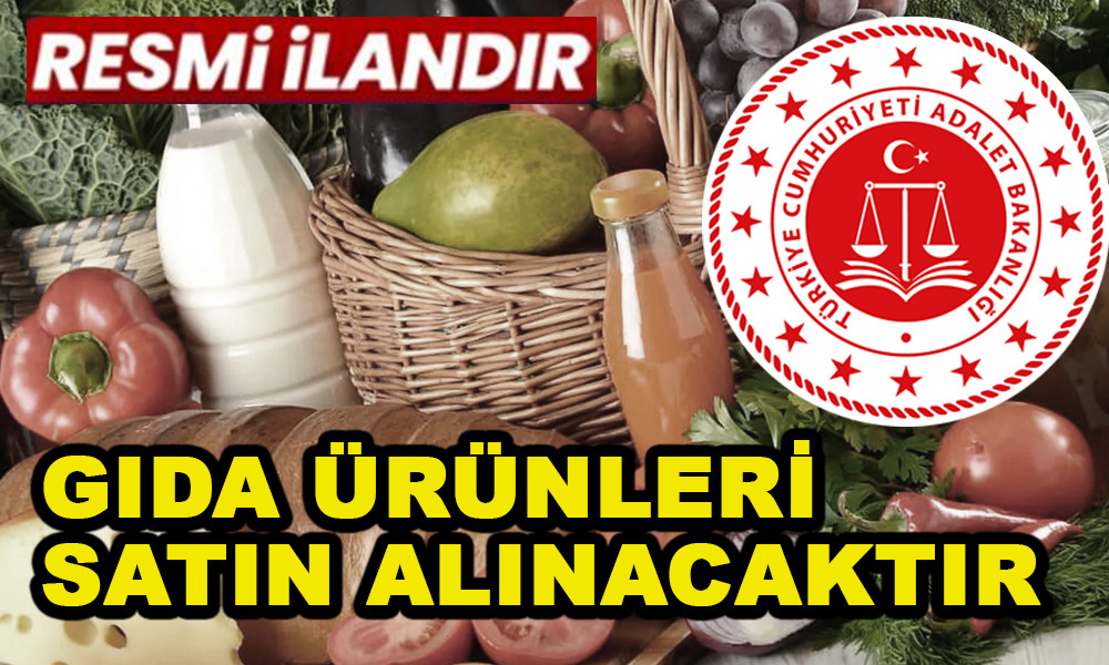 GIDA ÜRÜNLERİ SATIN ALINACAKTIR