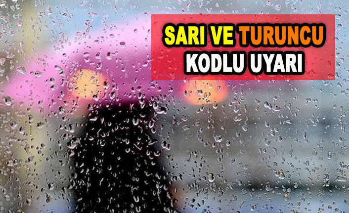 METEOROLOJİDEN ŞİDDETLİ YAĞIŞ UYARISI