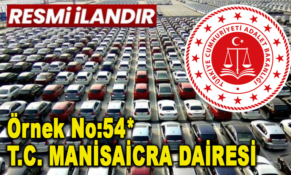 Örnek No:54* T.C. MANİSA İCRA DAİRESİ