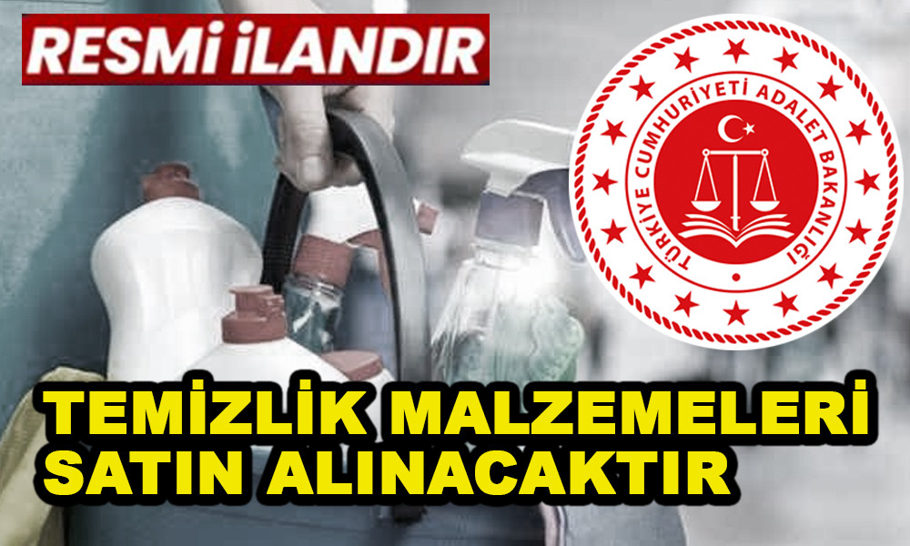 TEMİZLİK MALZEMELERİ SATIN ALINACAKTIR