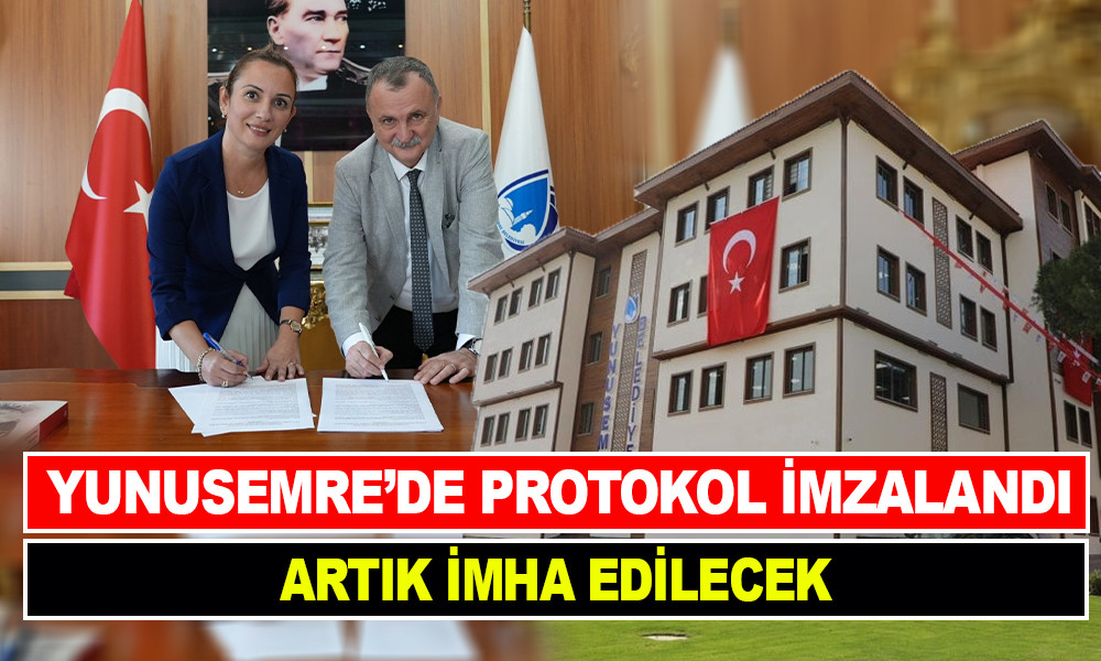 YUNUSEMRE’DE PROTOKOL İMZALANDI:ARTIK İMHA EDİLECEK