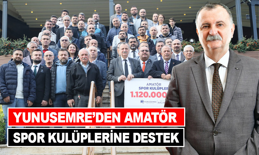 YUNUSEMRE’DEN AMATÖR SPOR KULÜPLERİNE DESTEK